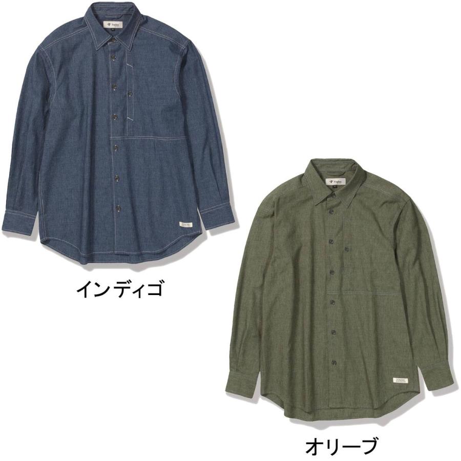 フォックスファイヤー Foxfire クールマックスシャンブレーシャツ アウトドア メンズ 6212546-070 Foxfire（フォックスファイヤー） クールマックスシャンブレーシャツ