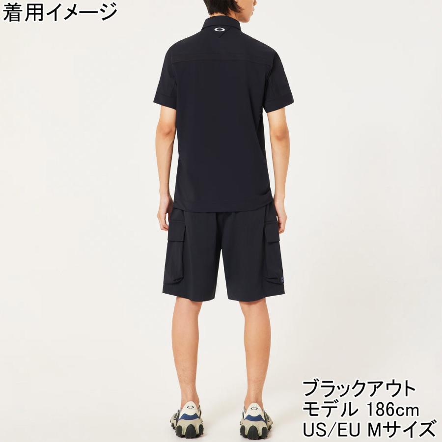 OAKLEY カーゴショーツ ブラック OAKLEY（オークリー） ワイドカーゴショーツ FOA407611 メンズ ゴルフ