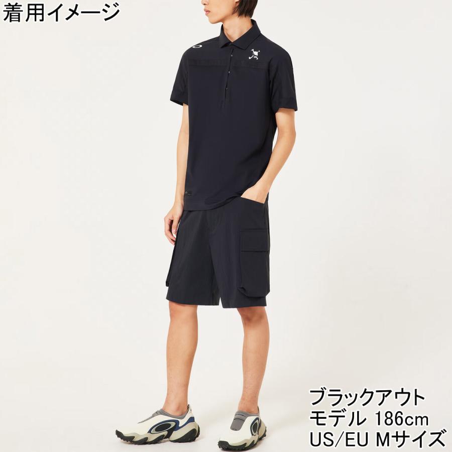 オークリーポロシャツ&ショートパンツセット OAKLEY（オークリー） ポロシャツ ハーフパンツ メンズ トレーニング