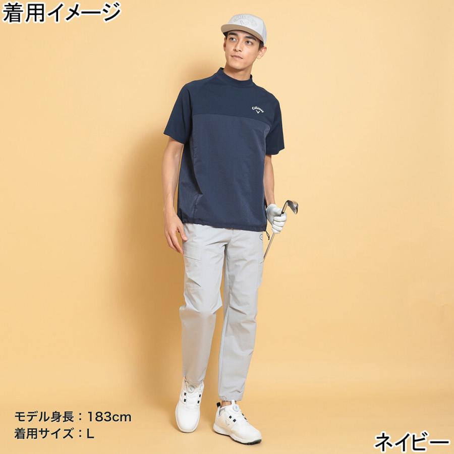 NEWERA GOLF モックネック 鹿の子 Camo ホワイト XXLサイズ カジュアルゴルフドットコムby PALM SPRINGSにCallaway Apparel
