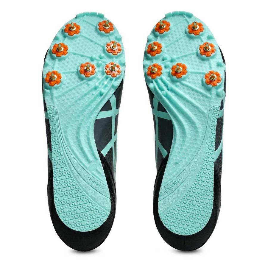 ASICS EFFORT 13 スパイクシューズ ブラック/ミント ASICS（アシックス） エフォート 13 1093A167 004 ブラック/イルミ