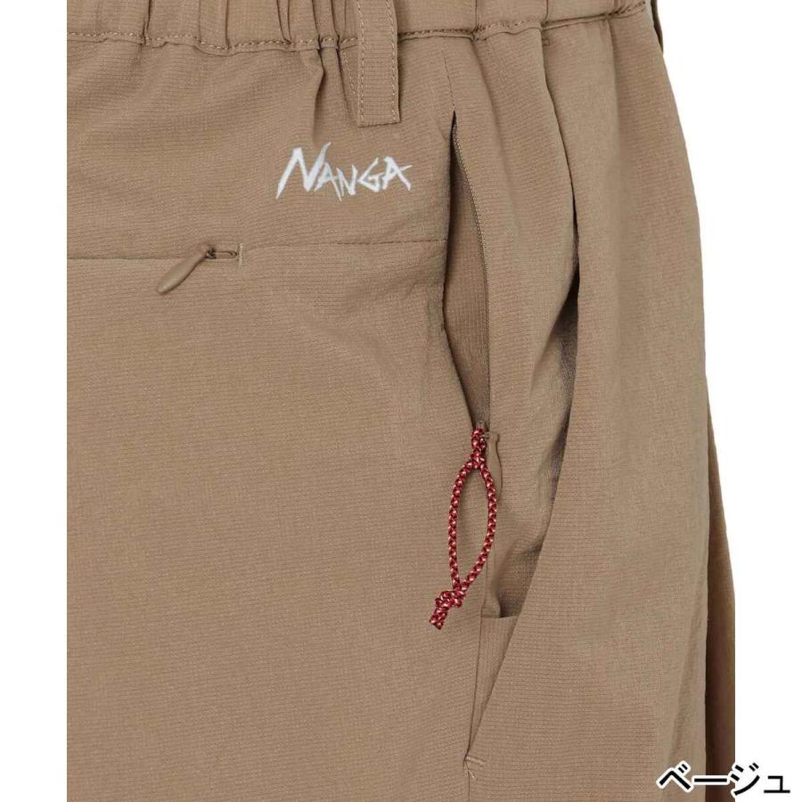 ナンガ NANGA ドットエアコンフィー タック テーパードパンツ N25001D333A メンズ ボトムス 長ズボン 通気性 軽量 リラックスシルエット 旅行 カジュアルウェアの画像