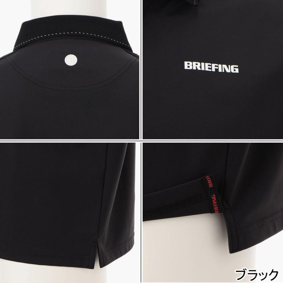 BRIEFING ゴルフウエア　メンズ　半袖ポロシャツ　L BRIEFING（ブリーフィング） ロゴラインポロ リラックスフィット