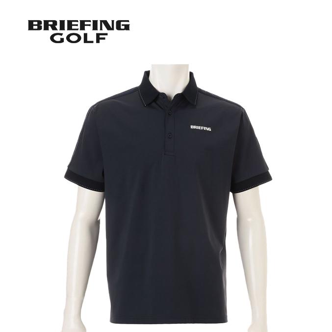 BRIEFING（ブリーフィング） ロゴラインポロ リラックスフィット