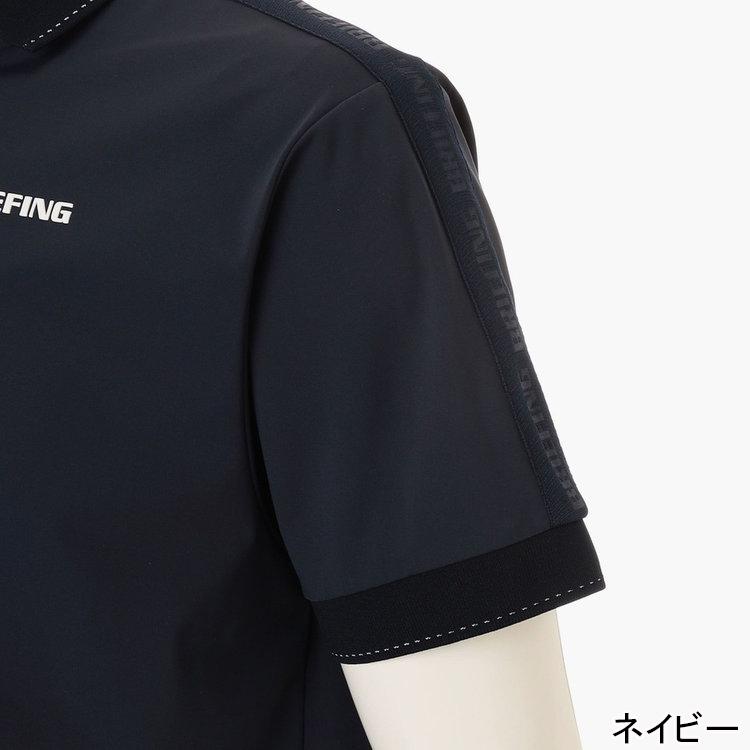 BRIEFING（ブリーフィング） ロゴラインポロ リラックスフィット