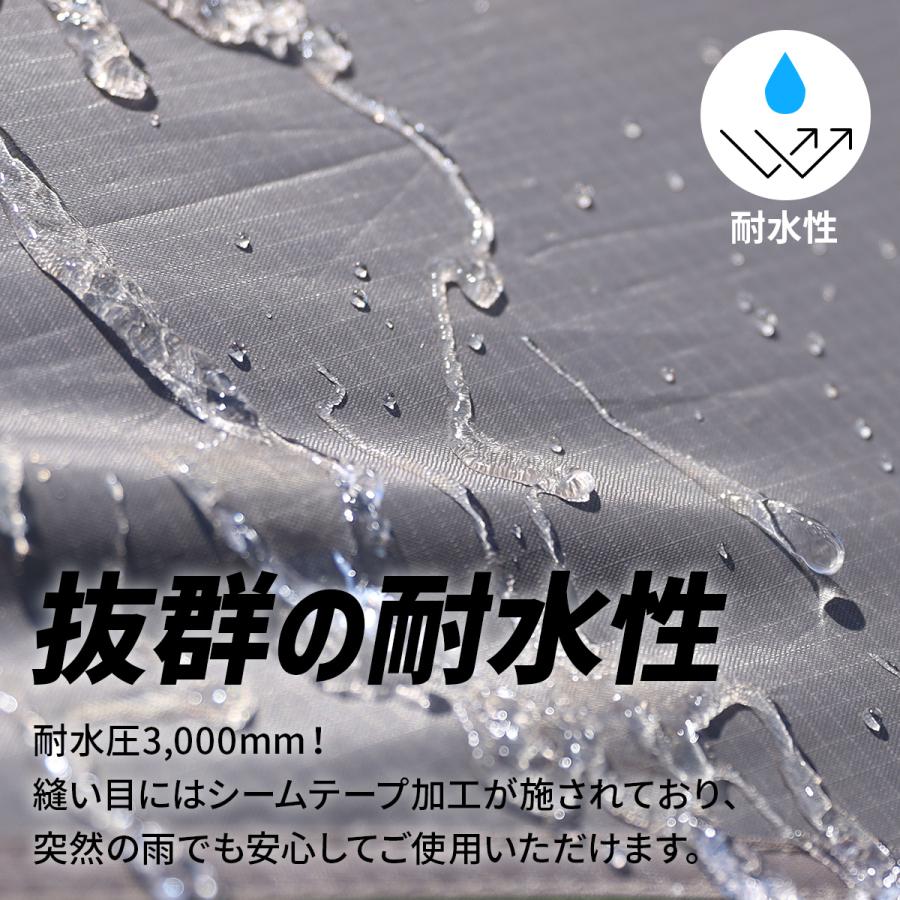 QUICKCAMP（クイックキャンプ） ヘキサタープ 遮光 遮熱 タープテント