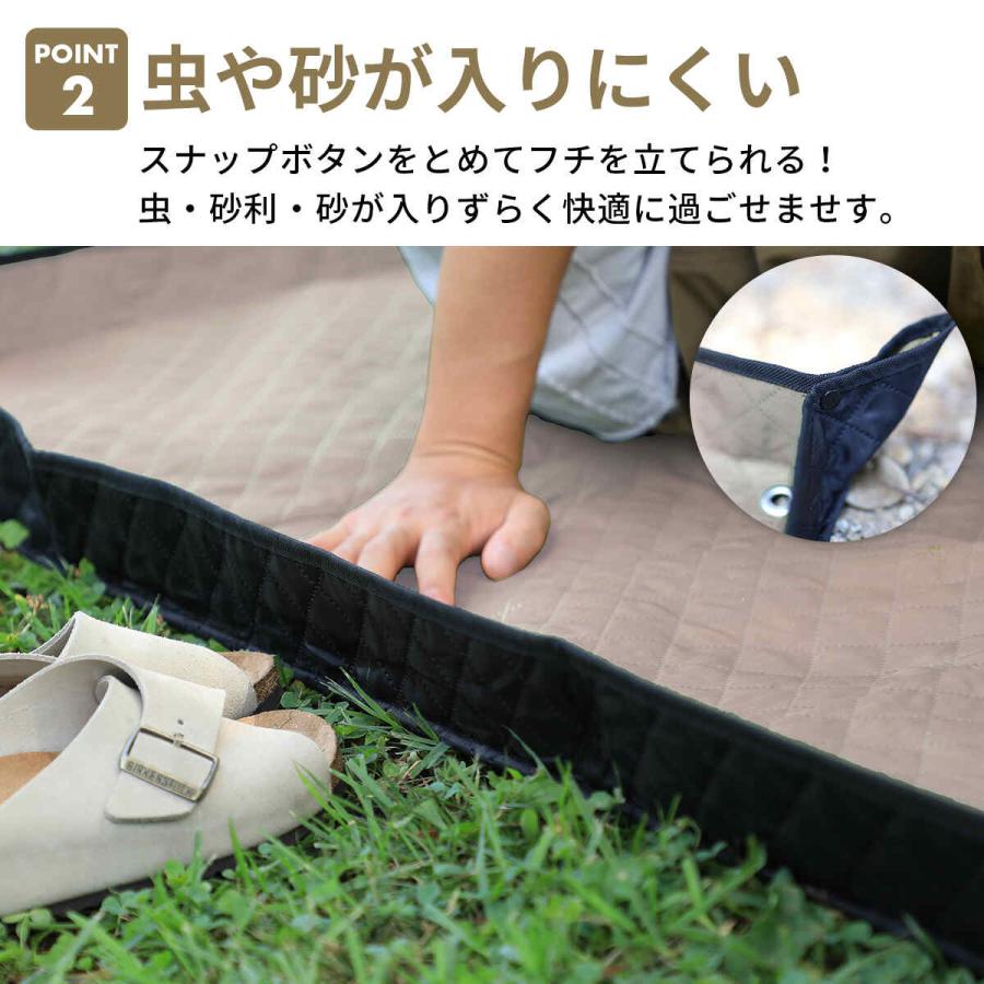 QUICKCAMP（クイックキャンプ） レジャーシート 厚手 200×200 レジャー