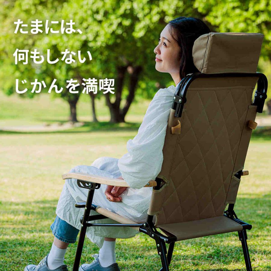 QUICKCAMP 折りたたみリクライニングチェア ローチェア 一人掛け 1人用