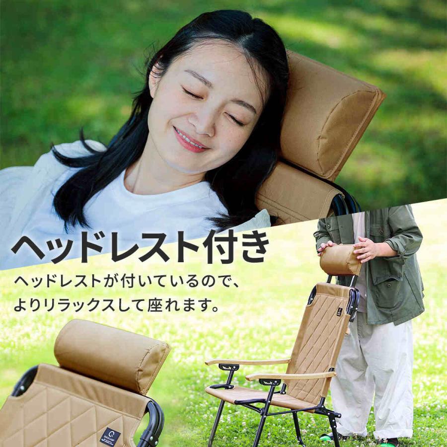 クイックキャンプ 3脚セット 折りたたみチェア QUICKCAMP（クイックキャンプ） 折りたたみリクライニングチェア