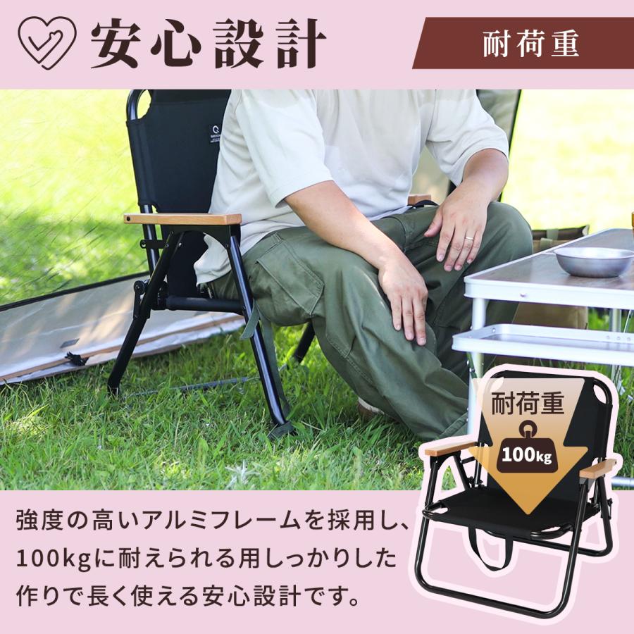 QUICKCAMP（クイックキャンプ） 折りたたみ 一人掛け ローチェア