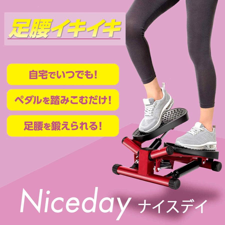 NICE DAY ステッパー 、腹筋ローラーの2点フィットネスセット 商品の