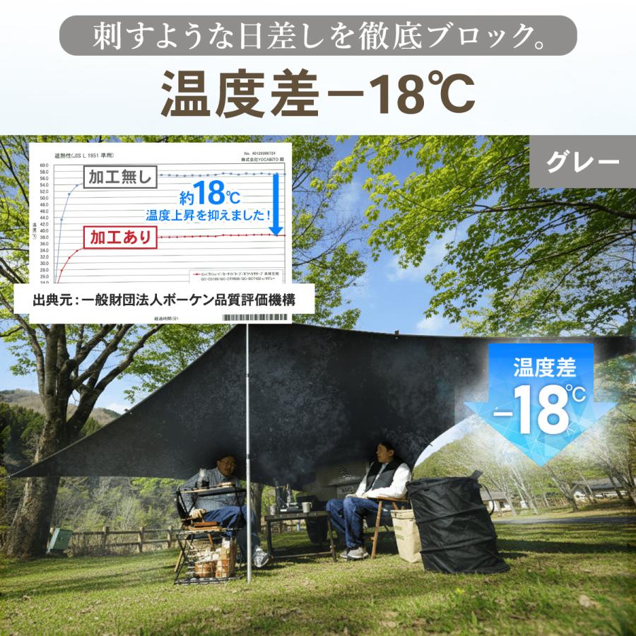 QUICKCAMP（クイックキャンプ） カーサイドタープ QC-CTR500 サンド