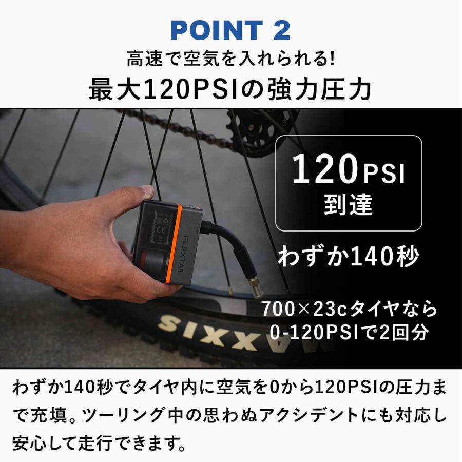 FLEXTAILGEAR フレックステイル FLEXTAIL タイニータイヤポンプ 空気