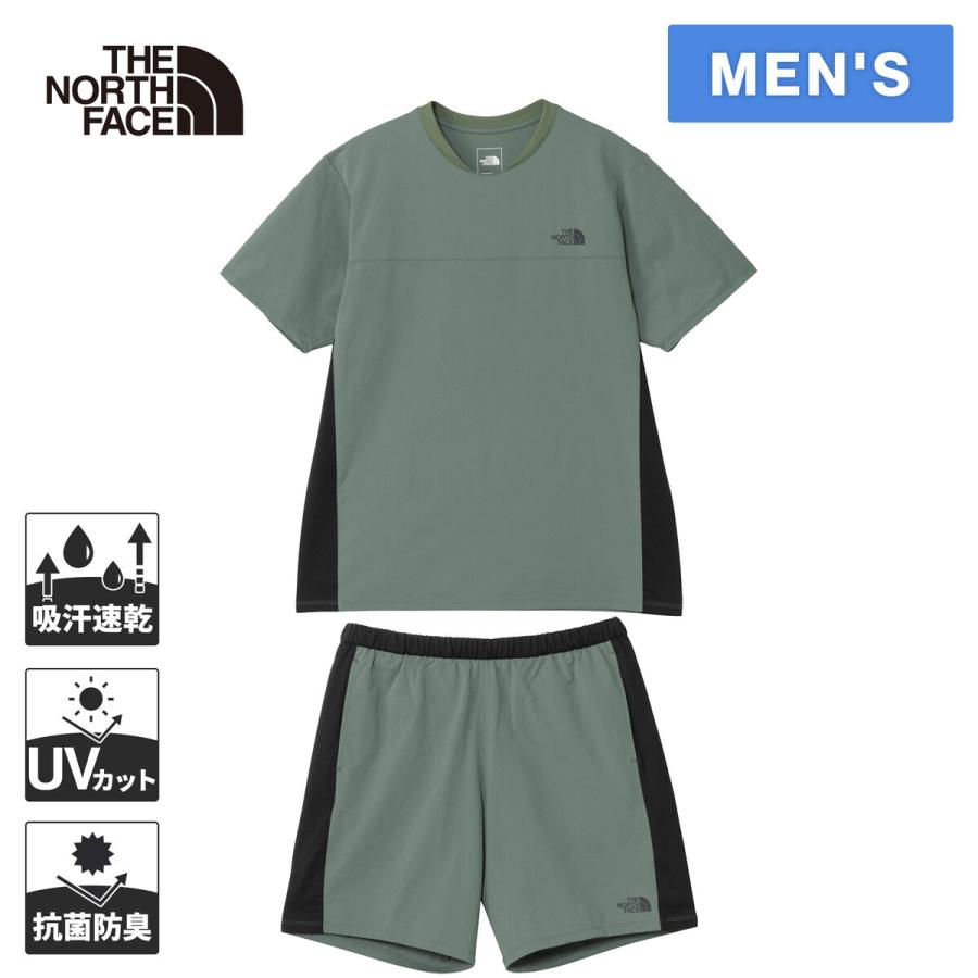 THE NORTH FACE Tシャツとショートパンツセット 120 THE NORTH FACE（ザ ノースフェイス） メンズ ショートスリーブテック