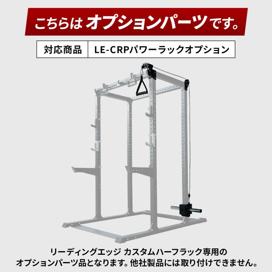 LEADING EDGE ハーフラック＆ケーブルマシン 【引取限定】※説明文必読 LEADING EDGE（リーディングエッジ） プーリーケーブルマシン