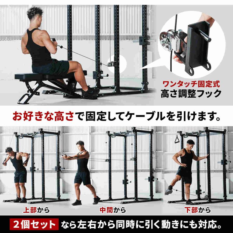 【トレーニング】プーリケーブルマシンセット LEADING EDGE（リーディングエッジ） プーリーケーブルマシン