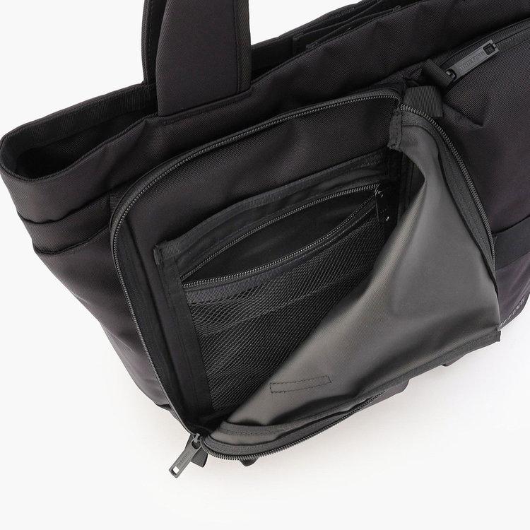 ブリーフィング BRIEFING ソリッドウェーブ トールトート BRA253T02 BLACK ブラック メンズ レディース 2025秋冬モデル トートバッグ ビジネス カジュアル 通勤の画像