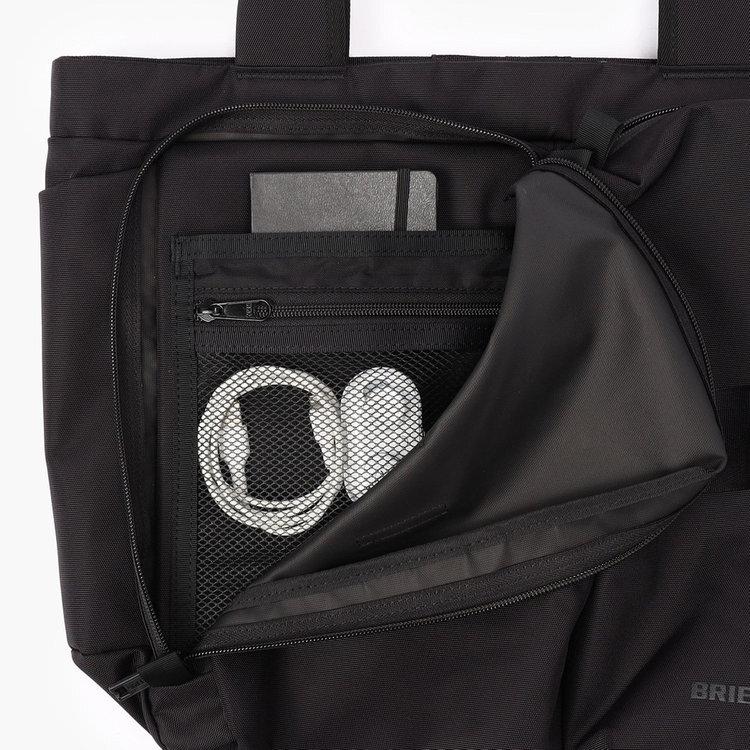 ブリーフィング BRIEFING ソリッドウェーブ トールトート BRA253T02 BLACK ブラック メンズ レディース 2025秋冬モデル トートバッグ ビジネス カジュアル 通勤の画像