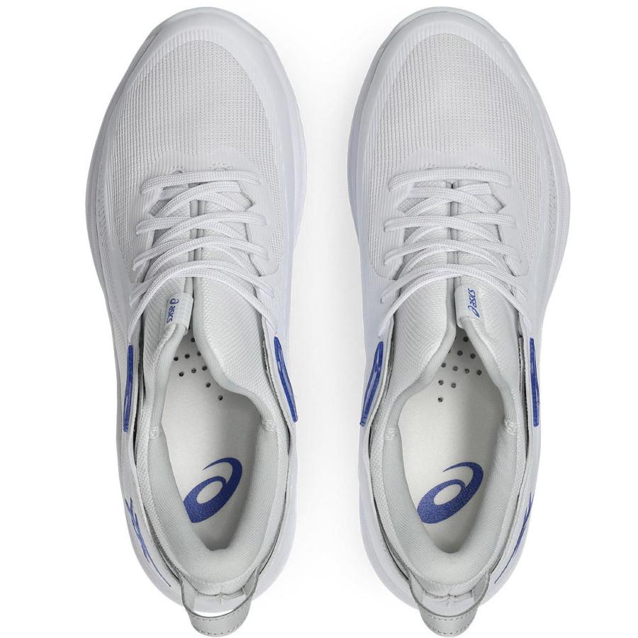 ASICS バスケットボールシューズ ホワイト/ブルー グライドノヴァ ff4 アシックス（ASICS）（メンズ、レディース）バスケットシューズ