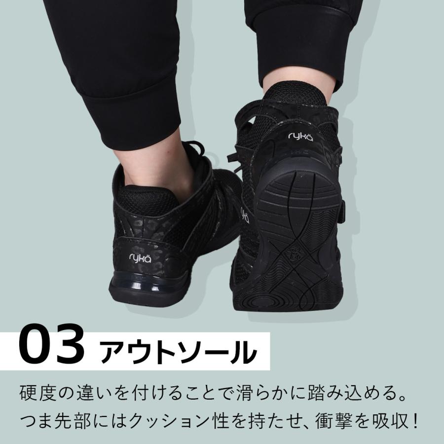 ライカ（Leica） ryka テナシティー E1270M 2077 ブラック/レオパード