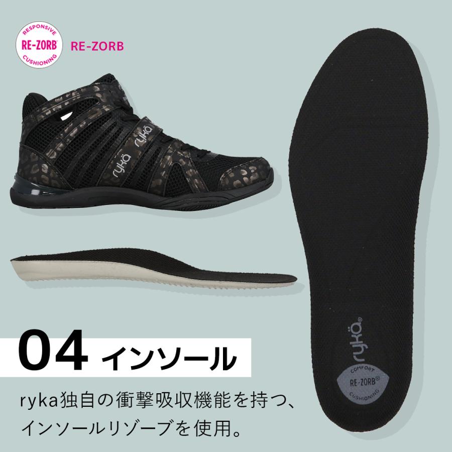 ライカ（Leica） ryka テナシティー E1270M 2077 ブラック/レオパード