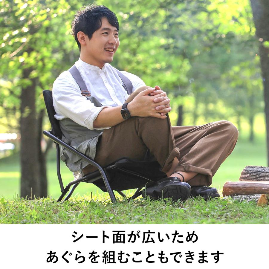 QUICKCAMP（クイックキャンプ） 収束式ローチェア アウトドアチェア