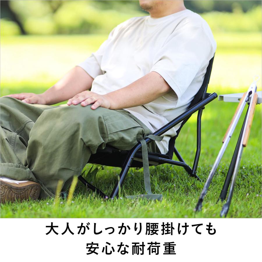 QUICKCAMP（クイックキャンプ） 収束式ローチェア アウトドアチェア