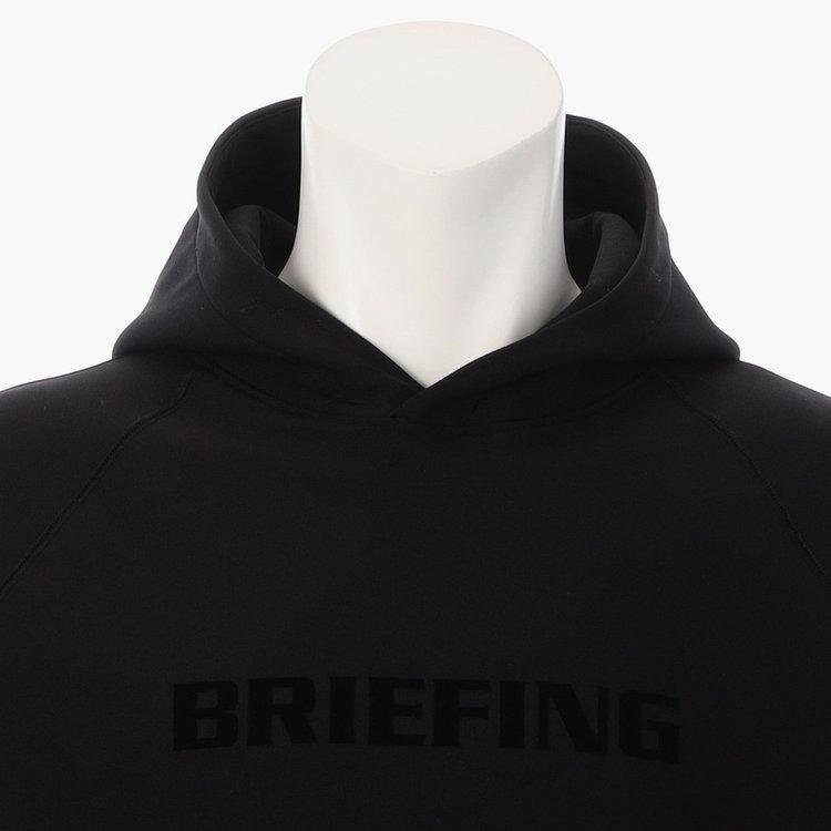 BRIEFING（ブリーフィング） ロゴフーディー BRG253M47 BLACK ブラック