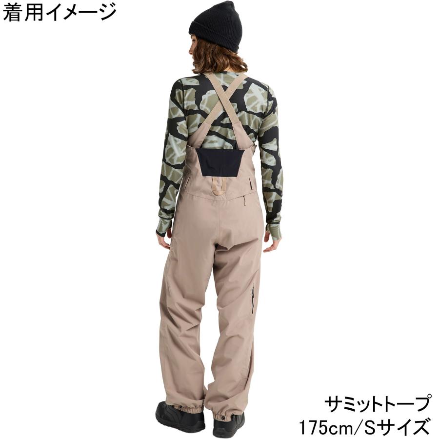 美品　Burton バートン　ビブパンツ　ベージュ BURTON（バートン） リザーブ 2L ビブパンツ 302701 レディース 2025冬