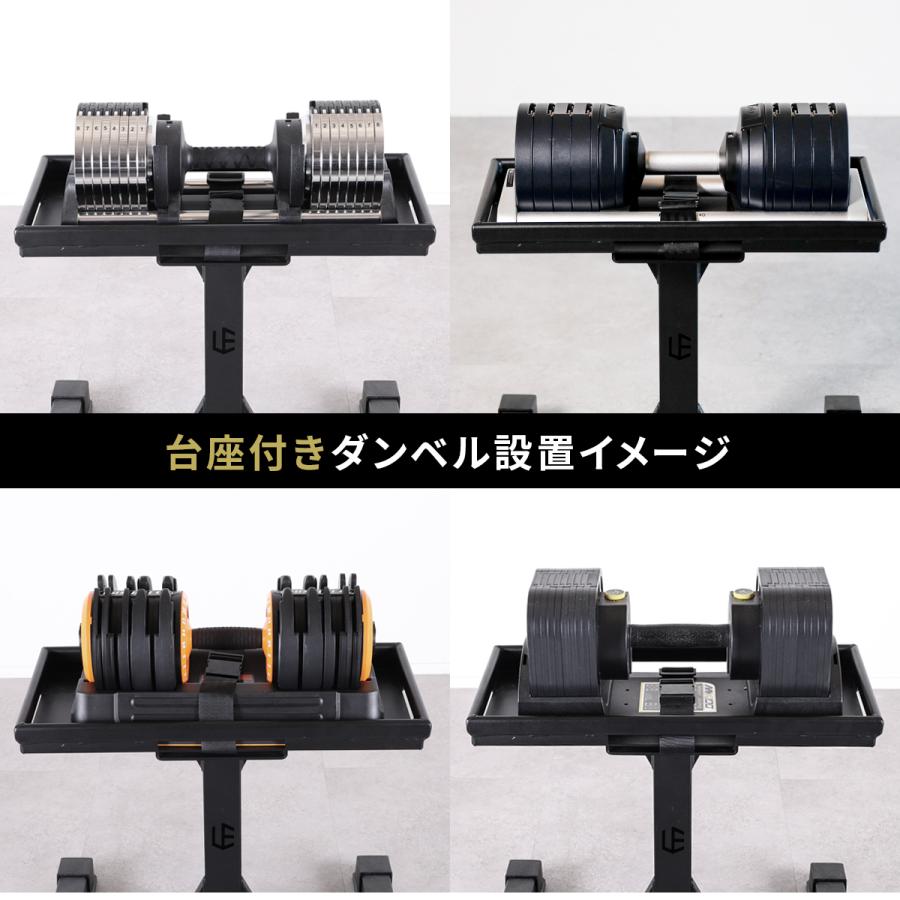 LEADING EDGE（リーディングエッジ） ダンベルスタンド 耐荷重50kg 高