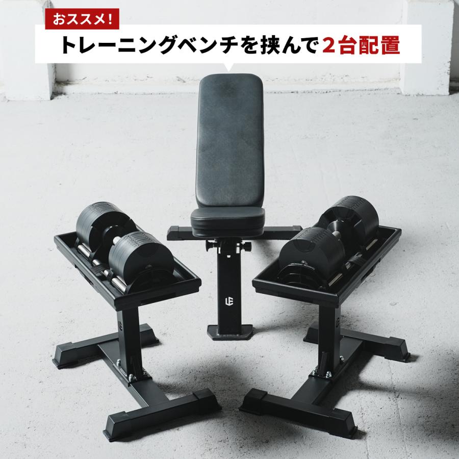 LEADING EDGE（リーディングエッジ） ダンベルスタンド 耐荷重50kg 高