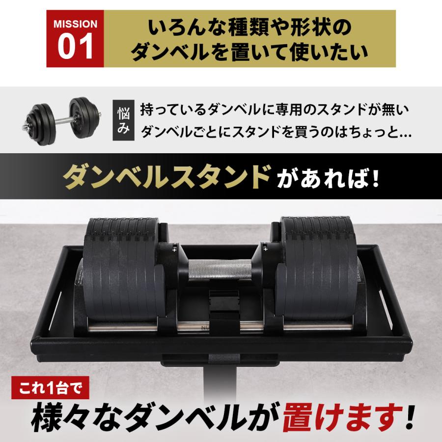 LEADING EDGE（リーディングエッジ） ダンベルスタンド 2個セット 耐