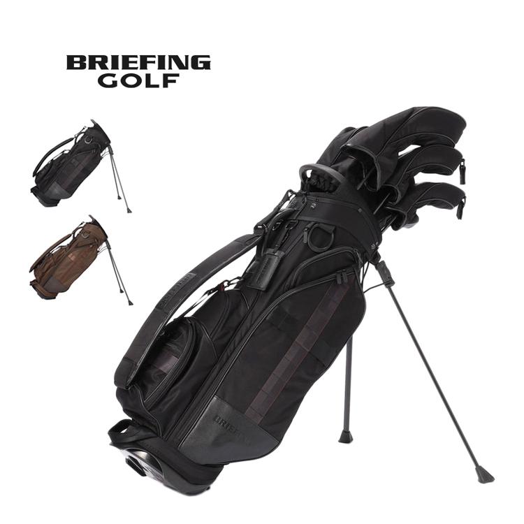 美品　BRIEFING ゴルフバッグ ブラック BRIEFING GOLF（ブリーフィングゴルフ） 最大50% 12/25限定 限定品