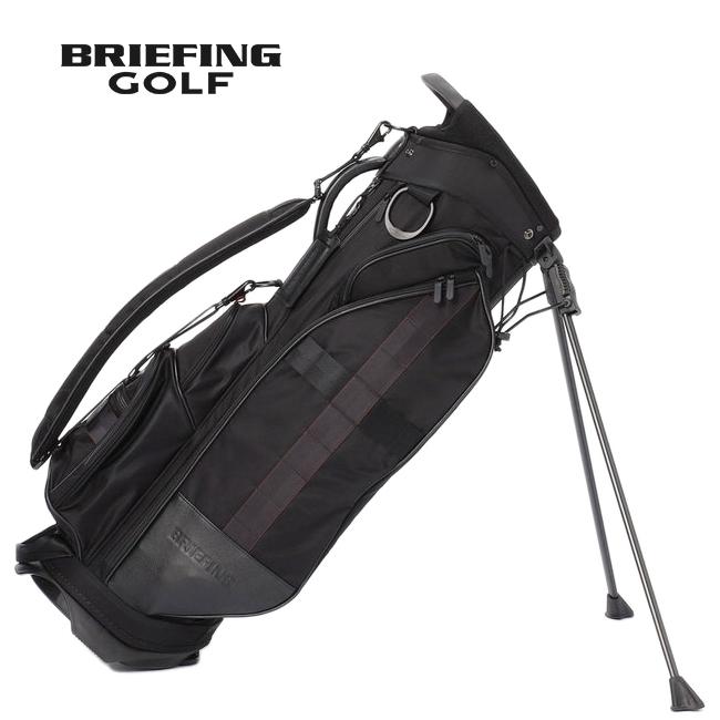 【美品】BRIEFING GOLF BRG23274 ゴルフバッグ ブラック BRIEFING GOLF キャディバッグ ブラック
