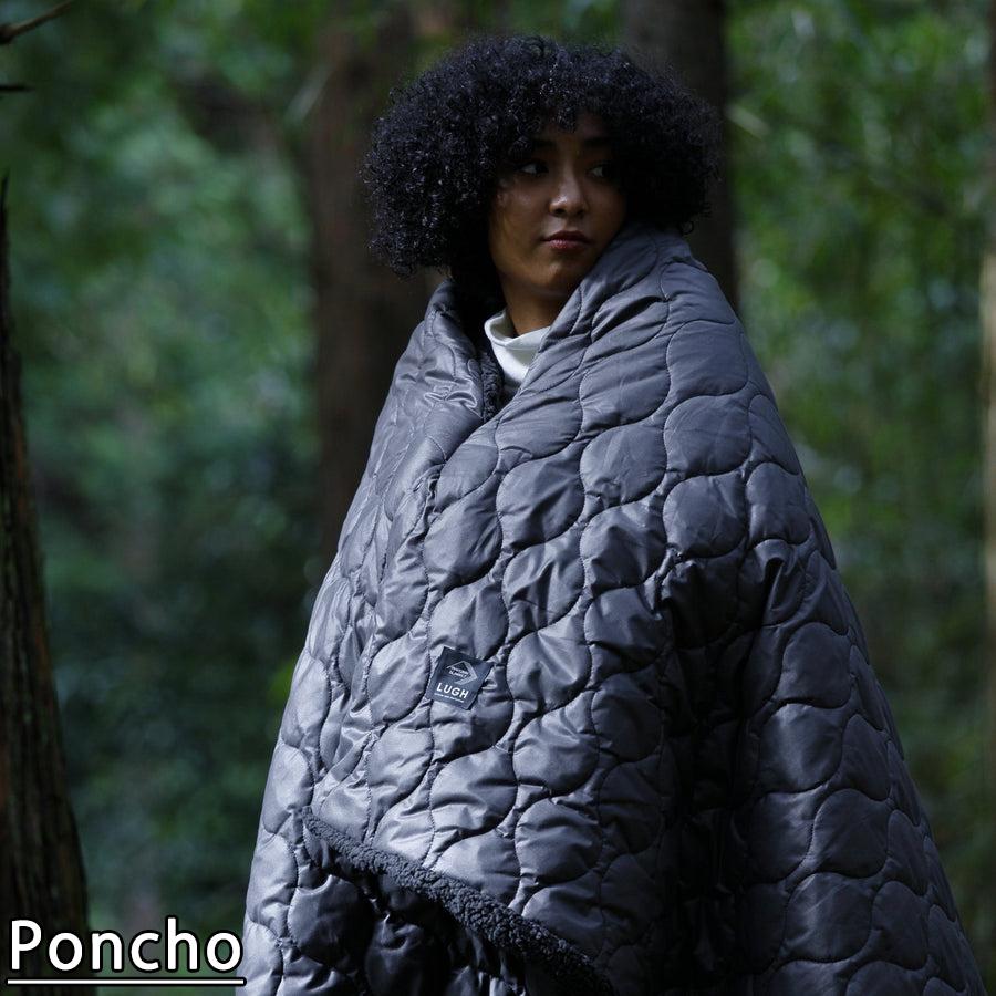 未使用級✨1er Arrondissement ラクーンポンチョ オーバーサイズ ルー LUGH 魔法瓶ブランケットclassic JZYSS-LU2011 2025秋冬モデル