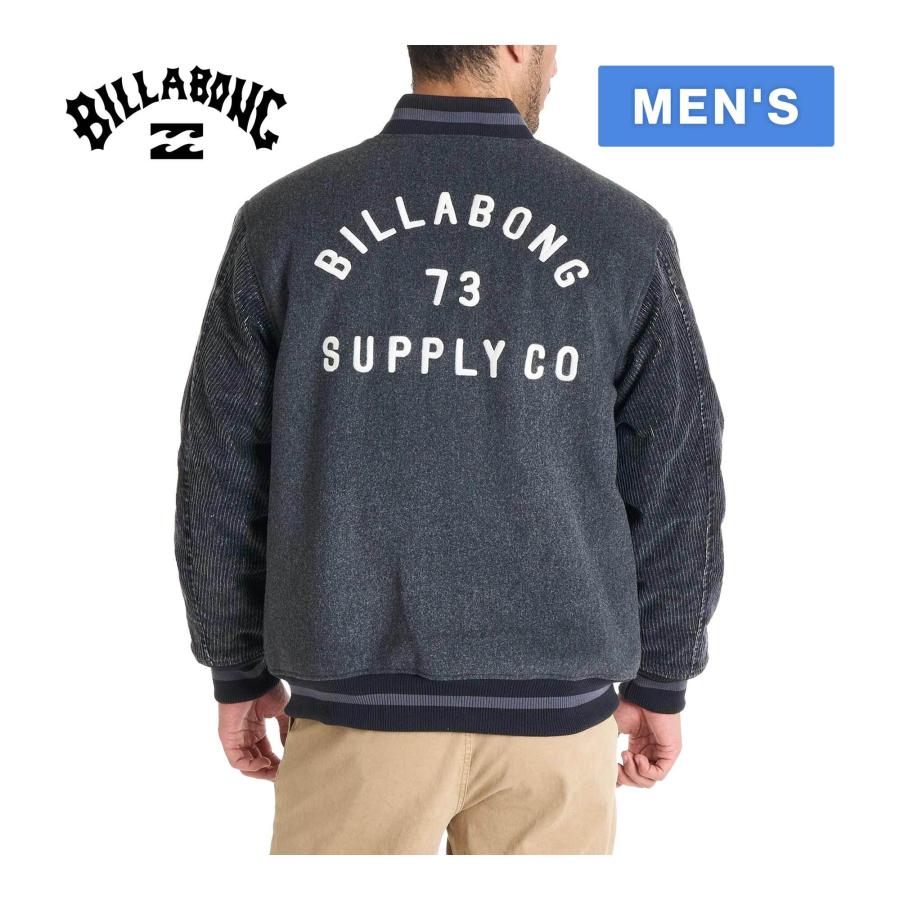 ビラボン BILLABONG メルトンスタジアム BF012754 BLK ブラック メンズ 2025秋冬モデル ジャケット スタジャン アウター ジャンパー 中綿 カジュアル ウェア