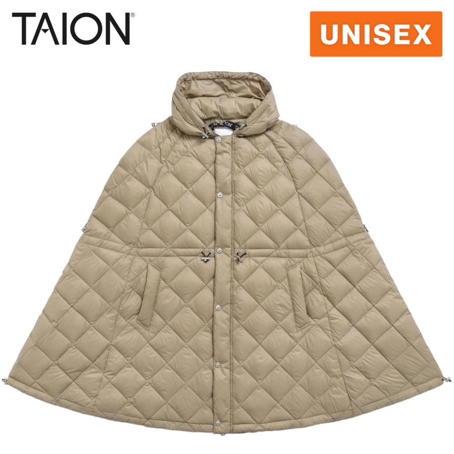 TAION（タイオン） シティ ダウンケープ TAION-CPCI メンズ レディース