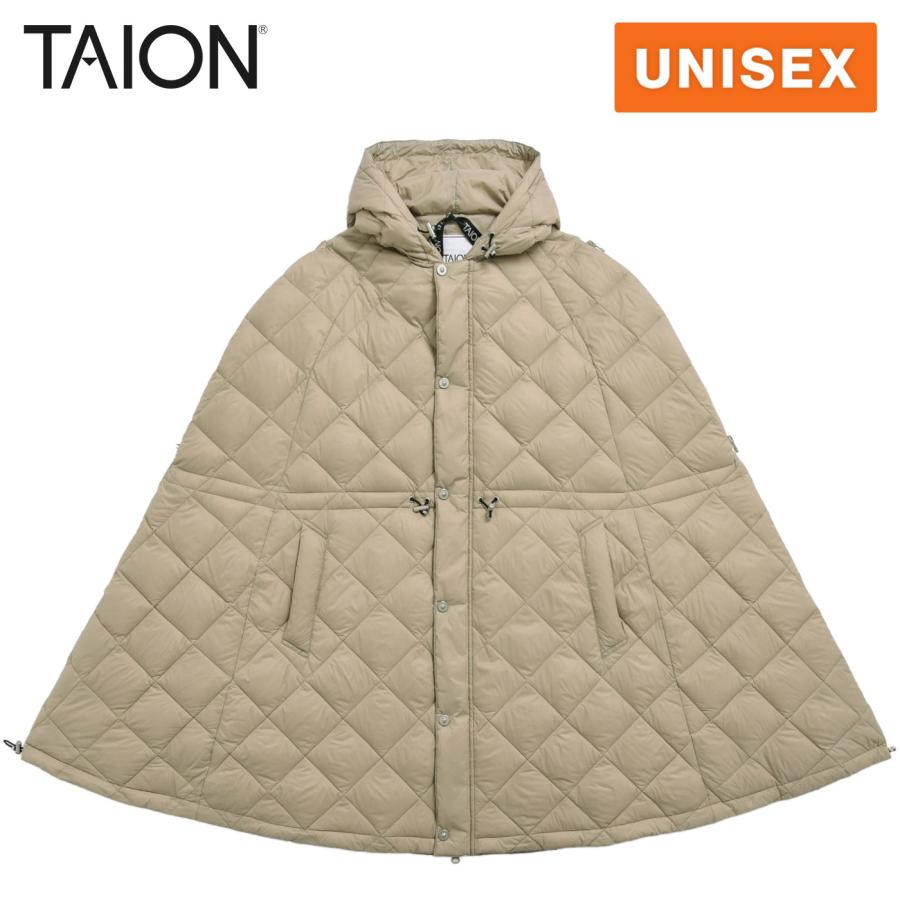 TAION（タイオン） シティ ダウンケープ TAION-CPCI メンズ レディース