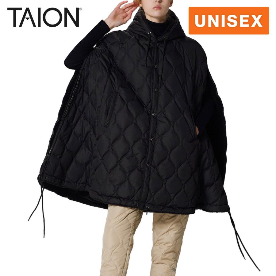 TAION ミリタリーダウンケープ TAION（タイオン） ミリタリー ダウンケープ TAION-CPML-1 メンズ