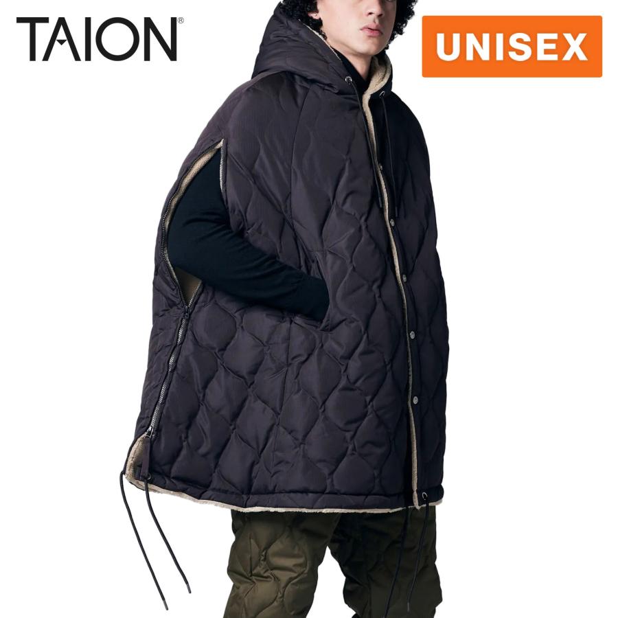 TAION（タイオン） ミリタリー ダウンケープ TAION-CPML-1 メンズ