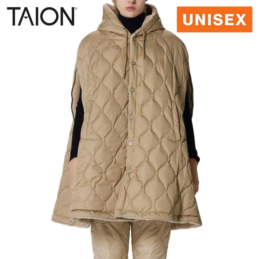 TAION（タイオン） ミリタリー ダウンケープ TAION-CPML-1 メンズ