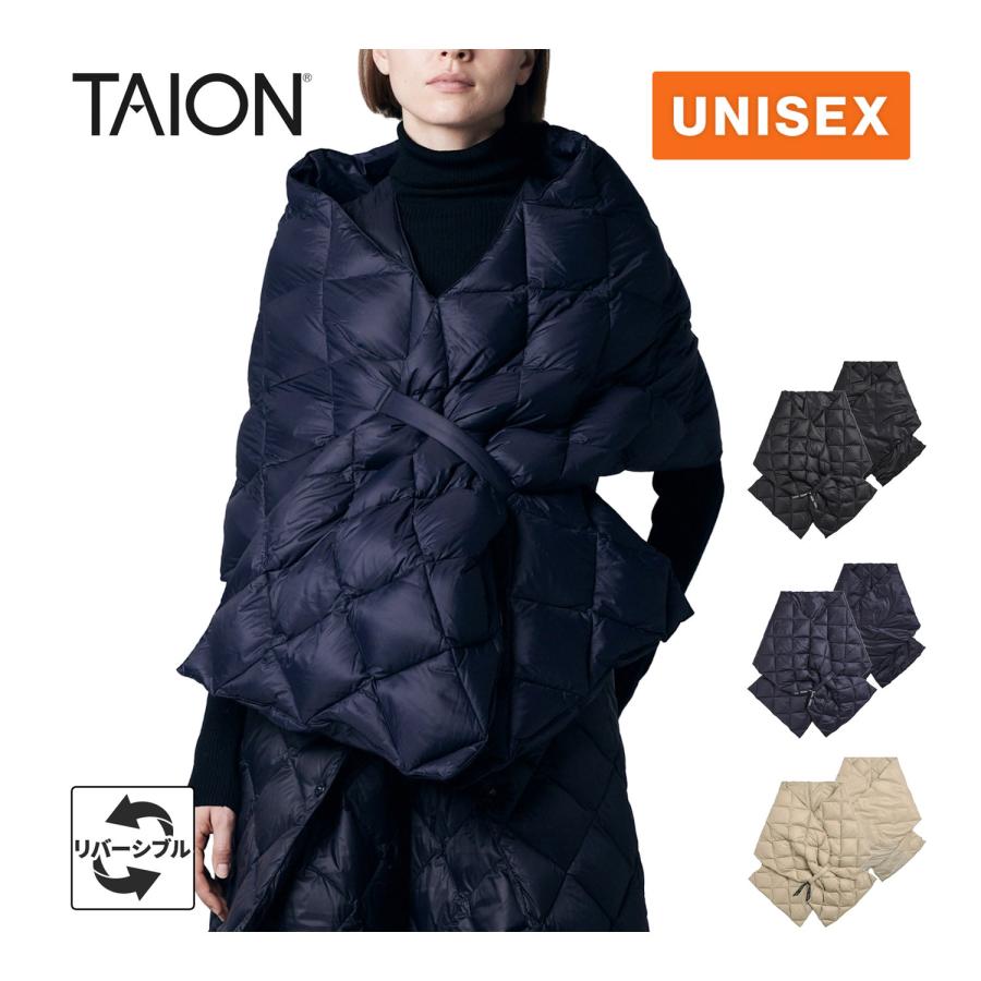 TAION（タイオン） シティ リバーシブル ダウンストール TAION-R201CI2