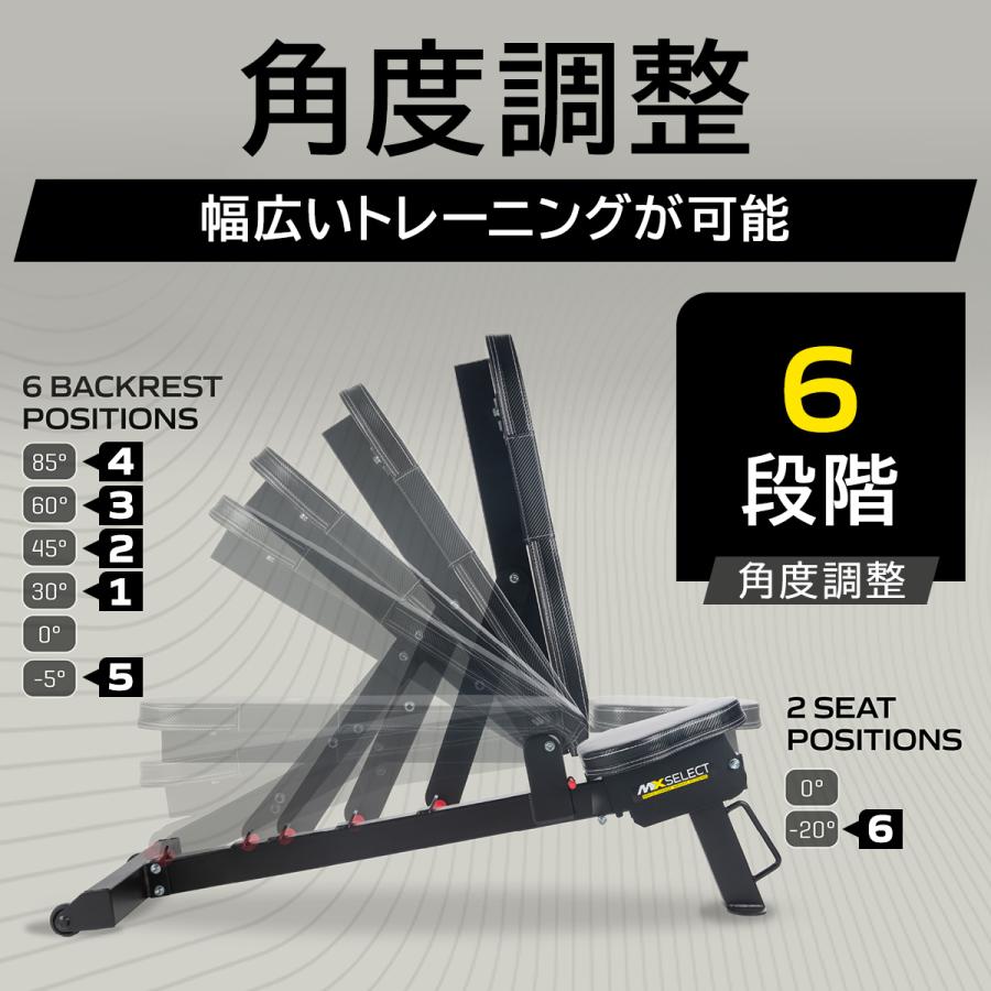 最終値下げ　トレーニング　ベンチウォーカー　美品 トレーニングベンチ 耐荷重250kg 6段階角度調整 インクライン
