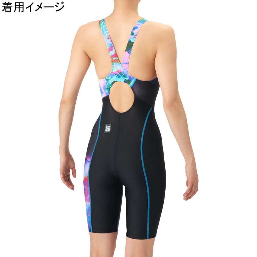 ★26年春夏新商品★ アリーナ arena レーシングワンピーススパッツ AS6SRC70L BKBL ブラック×ブルー レディース 2026春夏モデル 水着 スイムウェアの画像