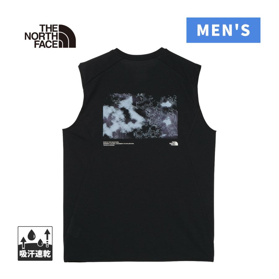 ノースフェイス　シングレット　タンクトップ　スリーブレス　ノースリーブ　マラソン THE NORTH FACE（ザ ノースフェイス） スリーブレスGTDメランジ
