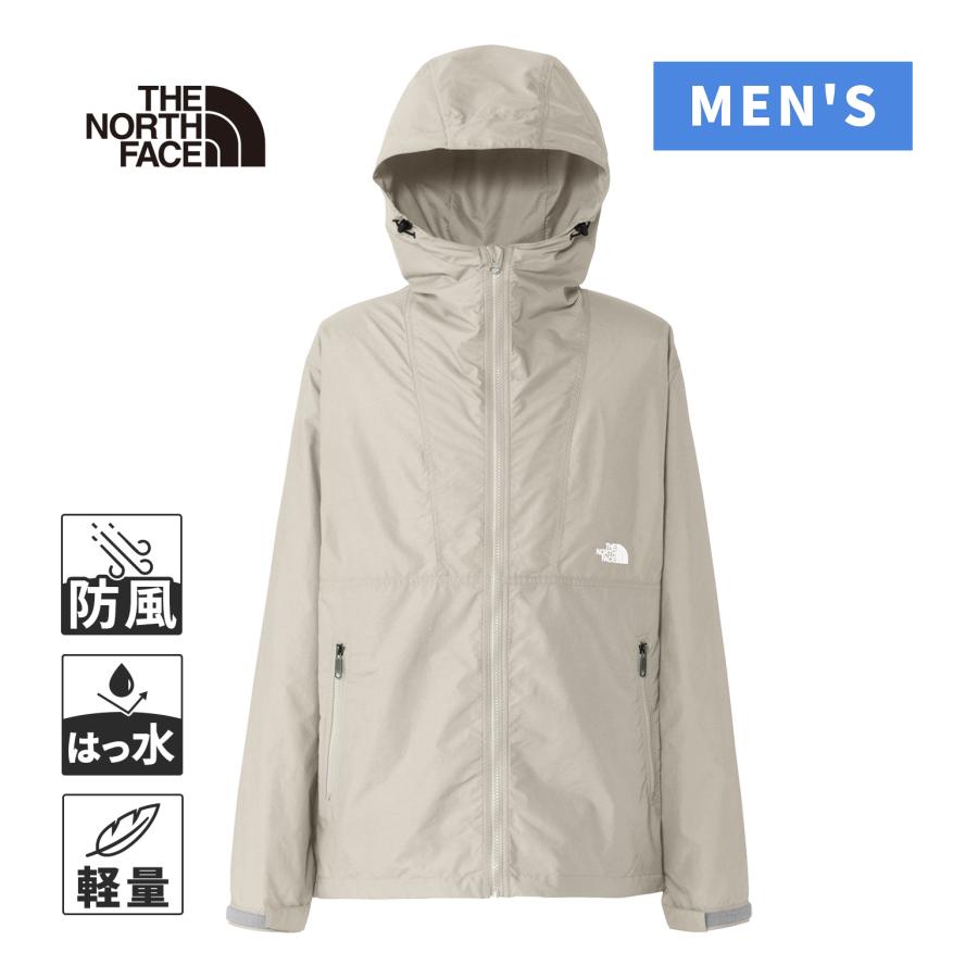 ノースフェイス　コンパクトジャケット　アイボリー　メンズSサイズ　美品！ THE NORTH FACE（ザ ノースフェイス） ナイロンジャケット THE NORTH