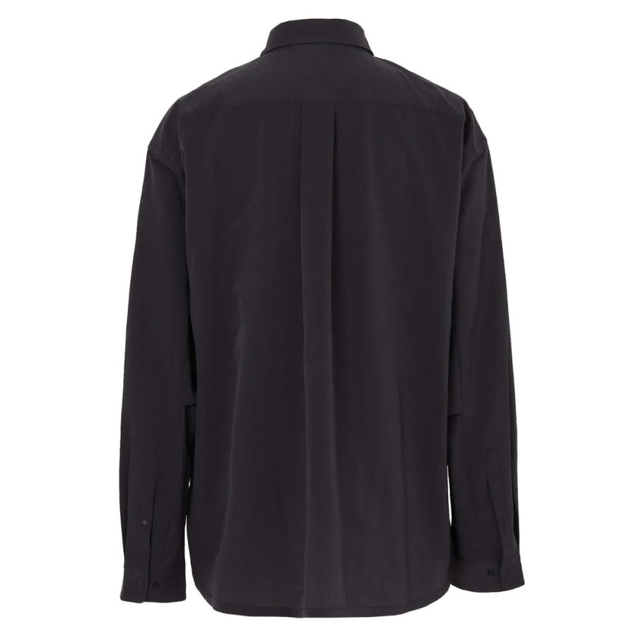 ナンガ NANGA ドットエア（R） コンフィー ロングスリーブシャツ NW2411-1E905 P.BLK P.ブラック メンズ 長袖シャツ レギュラーカラー トップス 羽織りの画像