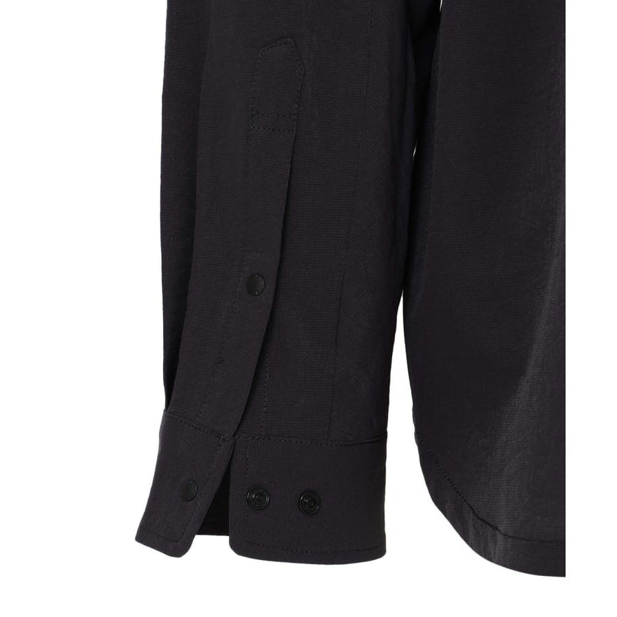 ナンガ NANGA ドットエア（R） コンフィー ロングスリーブシャツ NW2411-1E905 P.BLK P.ブラック メンズ 長袖シャツ レギュラーカラー トップス 羽織りの画像