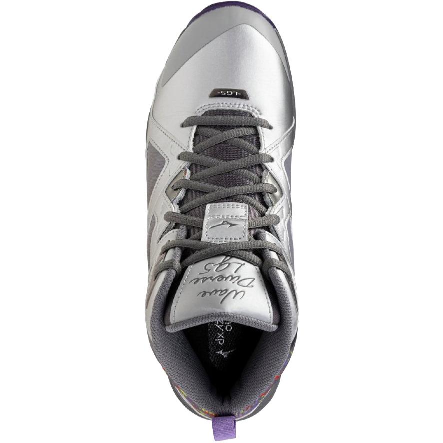 ミズノ MIZUNO ウエーブダイバースLG5 Ltd 31GF2675 02 シルバー×パープル メンズ レディース フィットネス シューズ エアロビクス ダンス エクササイズの画像