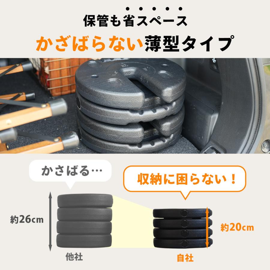 コンパス　マルチウエイト5kg×4枚セット✖️2 クイックキャンプ QUICKCAMP（クイックキャンプ） 再入荷！マルチウエイト5kg×4枚セット
